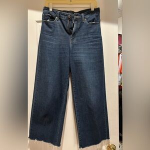 Uniqlo Women's Dark Blue Ankle Jeans